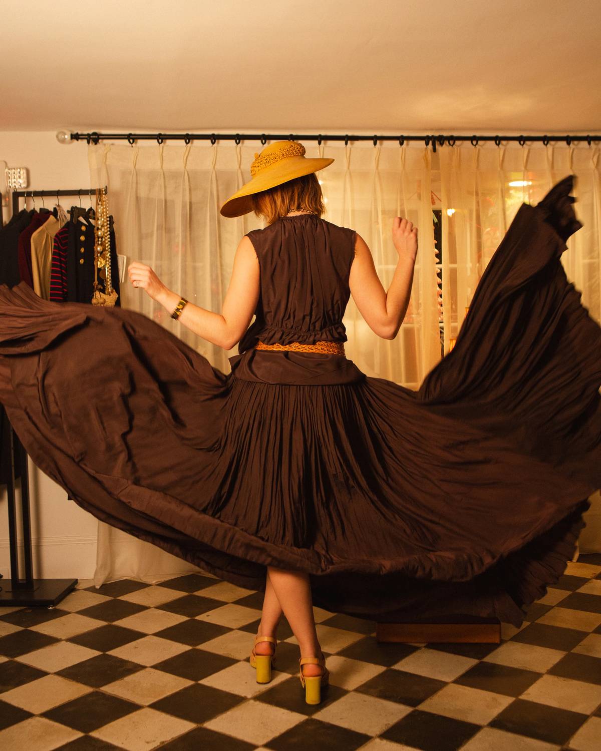 Lanvin - Gathered Maxi Skirt