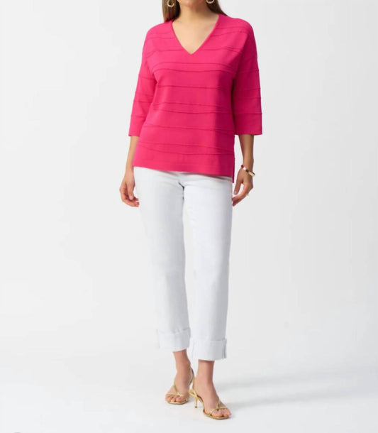 Joseph Ribkoff - Rib long sleeve top