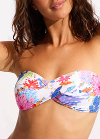 Seafolly - Under The Sea Twist Bandeau Bikini Top