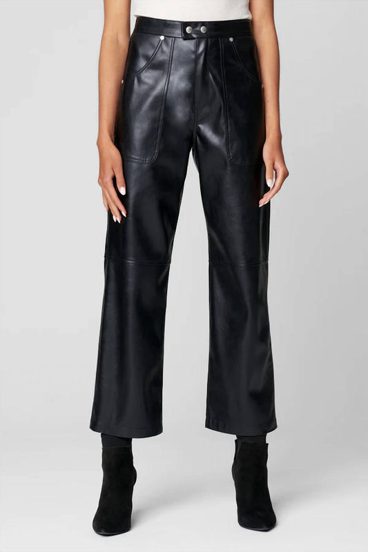 Blanknyc - The Baxter In Track Record Pant high rise wide leg