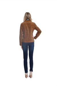 Doe And Rae - Leopard Moto Jacket