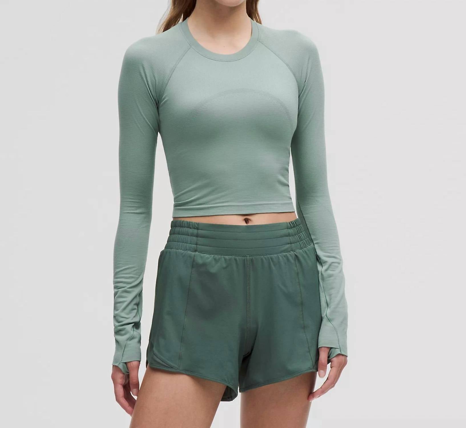 Lululemon - Swiftly Tech Cropped Long Sleeve 2.0 Tee