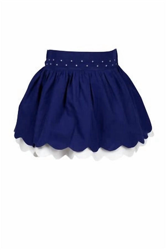 The Proper Peony - Girl's Francois Dotted Skirt