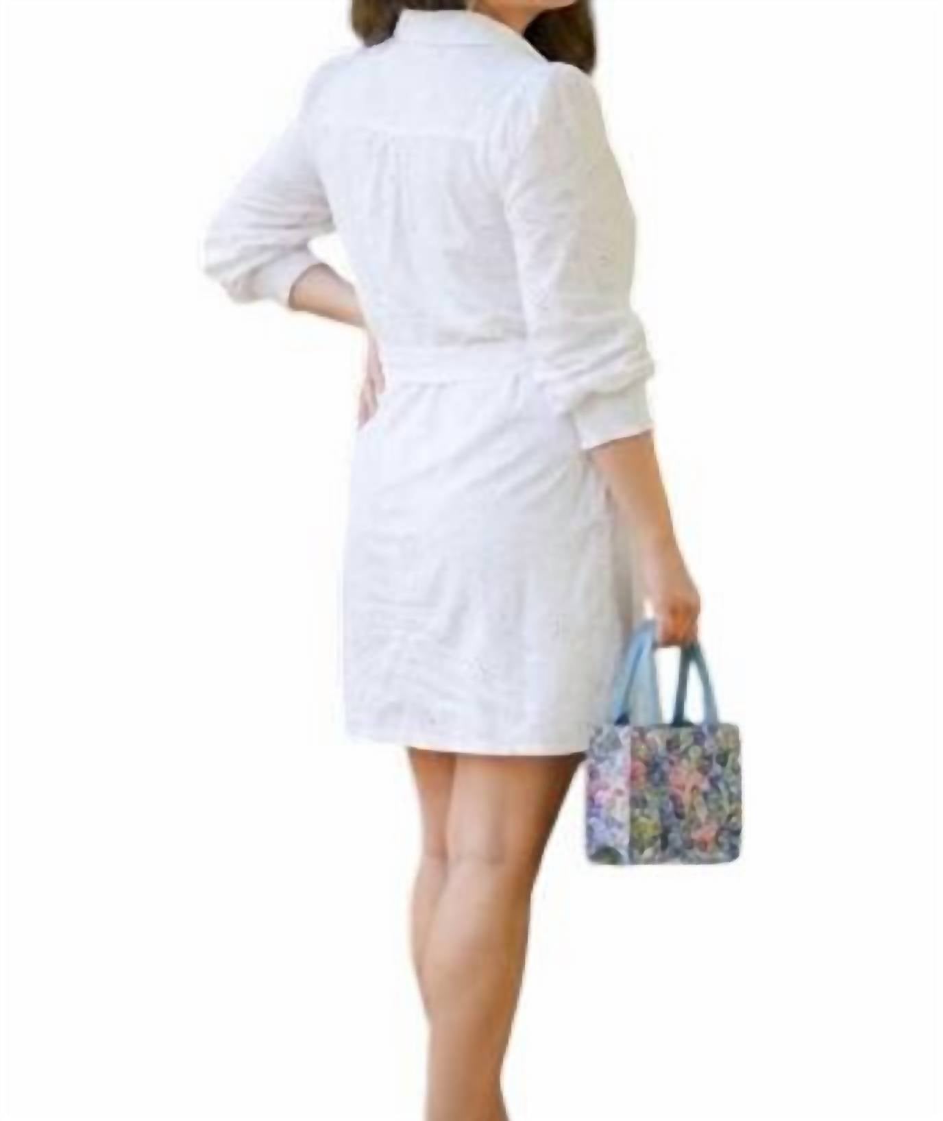 Coton Frais - Anna Button-front Shirt Dress