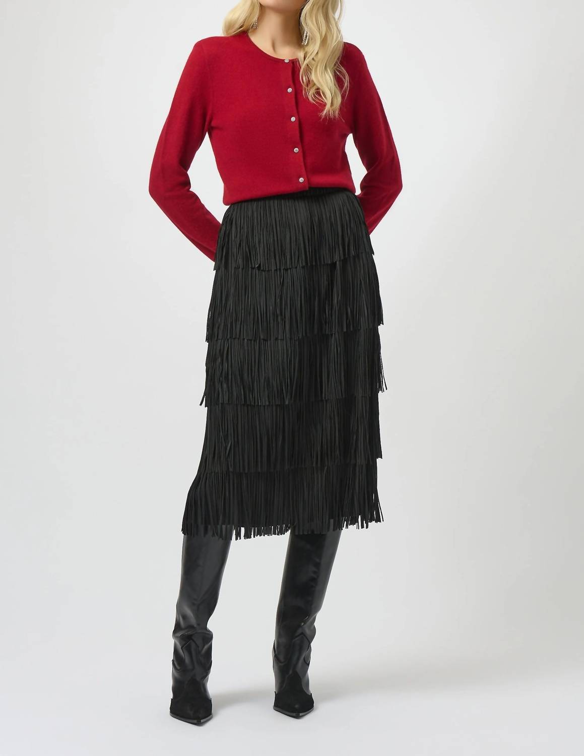Joseph Ribkoff - Button Front Cashmere Cardigan