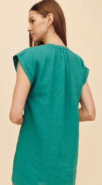 Bella Dahl - Cap Sleeve Henley Dress