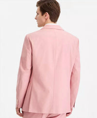 Tommy Hilfiger Men's Modern-fit Flex Stretch Chambray Suit Separates Jacket in pink - men's jacket - alternate view