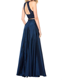 Sherri Hill - Two-Piece Lace Appliqued Prom Dress