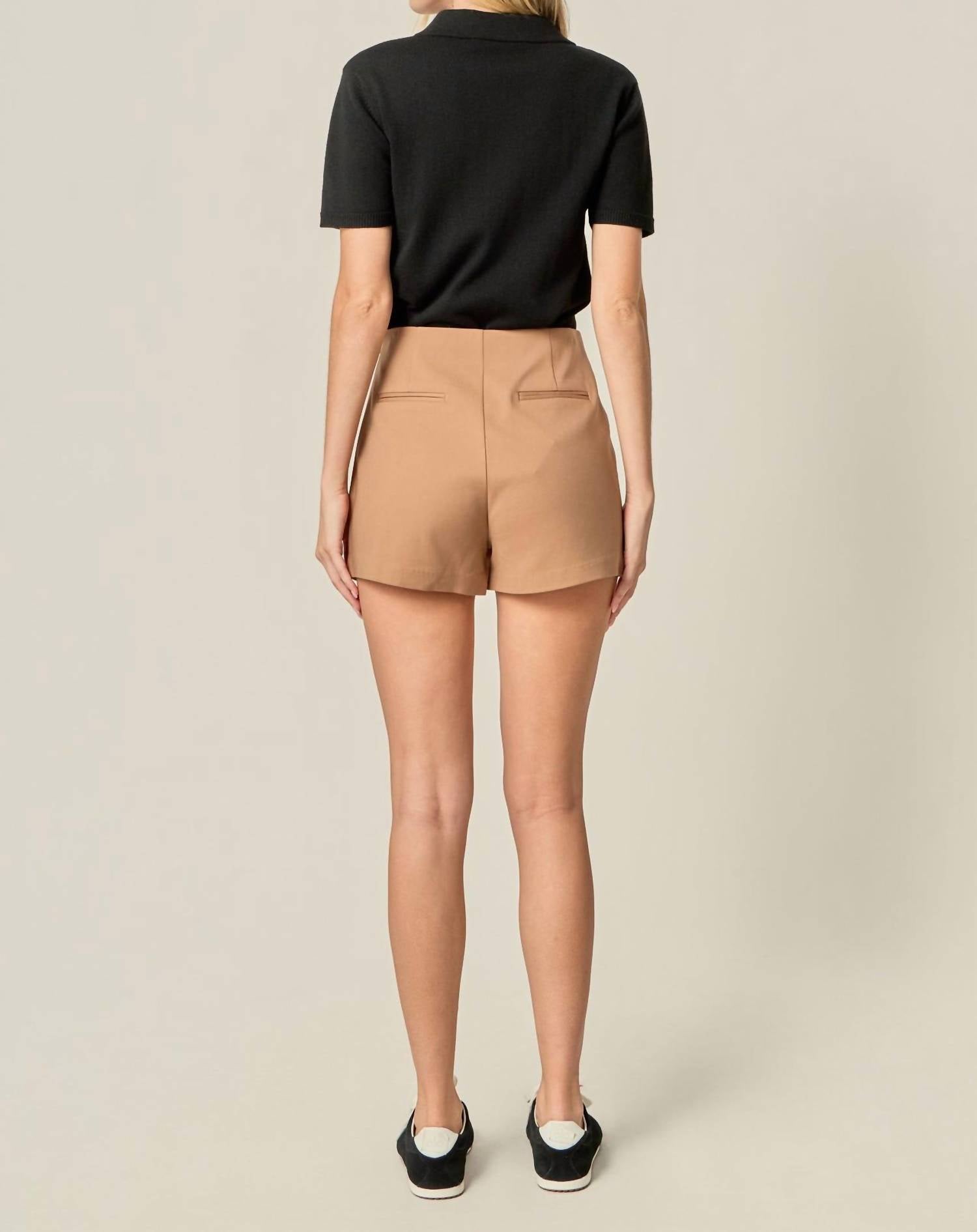 English Factory - Mini Suede High-rise Skort