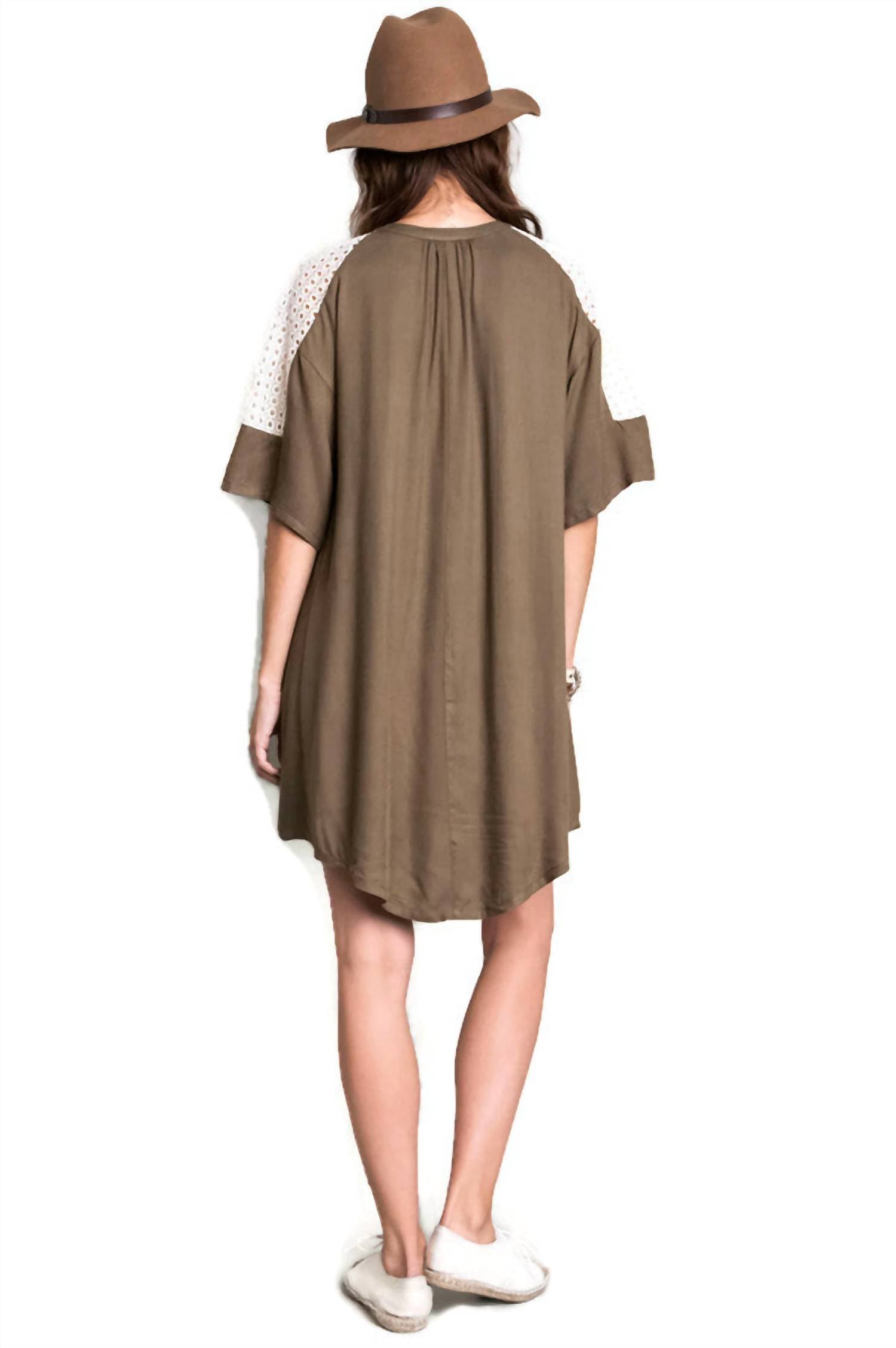 Umgee - Crochet Baby Doll Dress