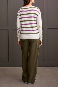 Tribal - Drop Shoulder Jacquard Sweater