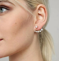 Katie Rae Collection - Women's Finn Ear Jacket Earrings