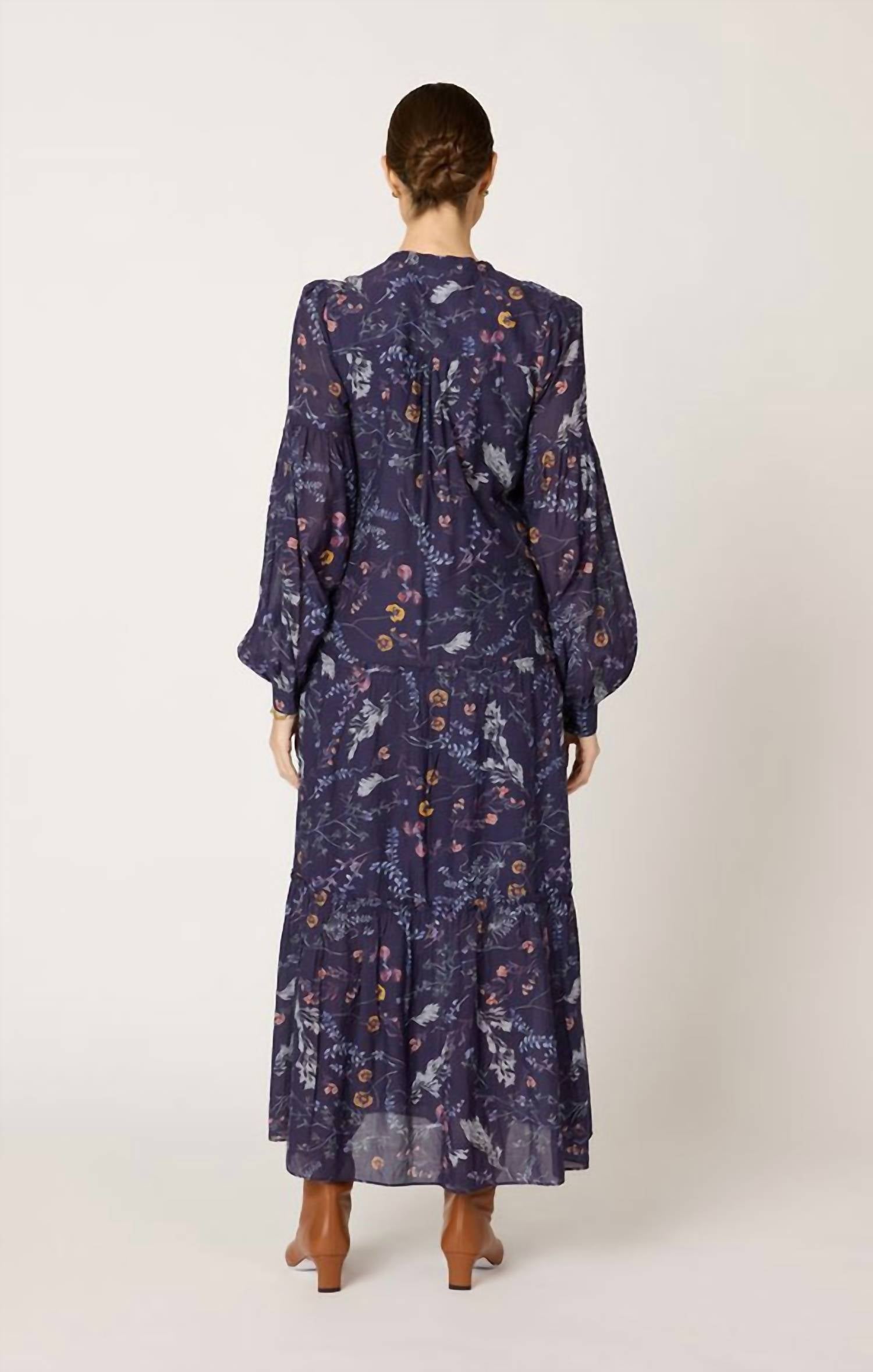 Cleobella Sunny Maxi Dress in viviana - women's dress - detail view