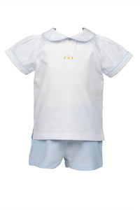 The Proper Peony - Kid's Flopsy Easter Short Set