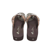 Montana West - Women's Mandala Wedge Flip-flops
