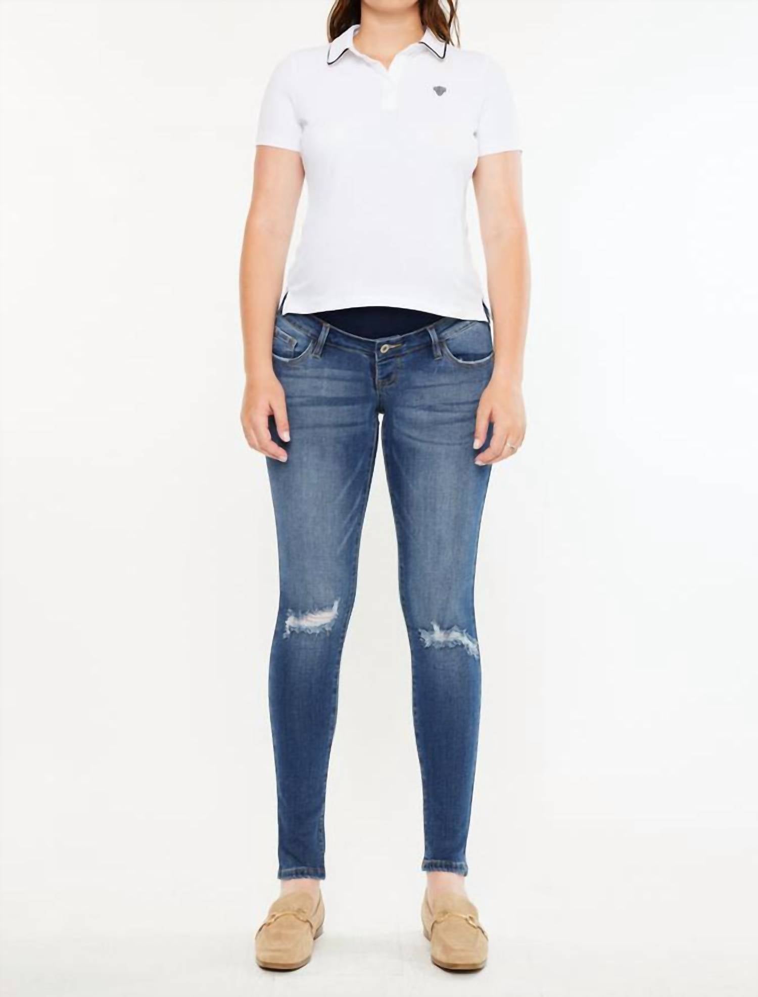 Kancan - Rainie Maternity Ankle Skinny Jeans