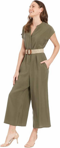 London Times - Kassia V-neck Jumpsuit