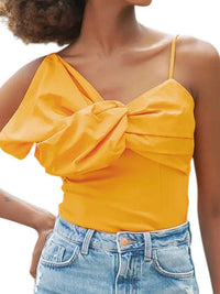Strut & Bolt - Satin Bow Detail Cami Top