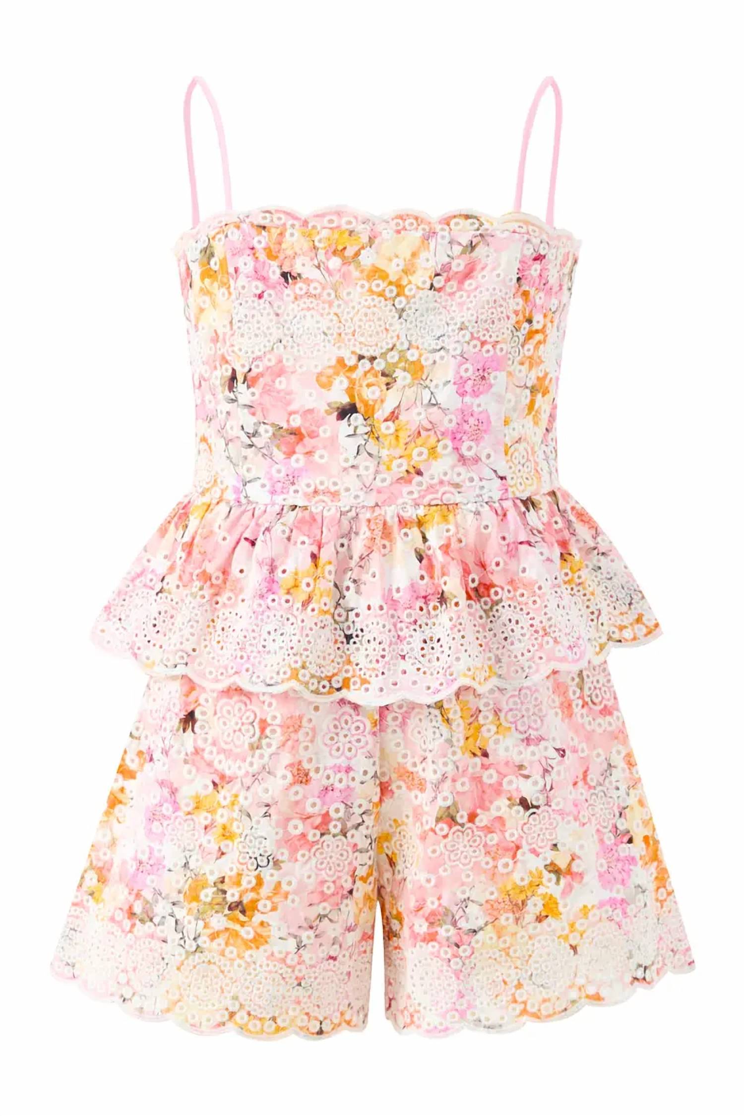 Marlo - Alessia Embroidered Romper