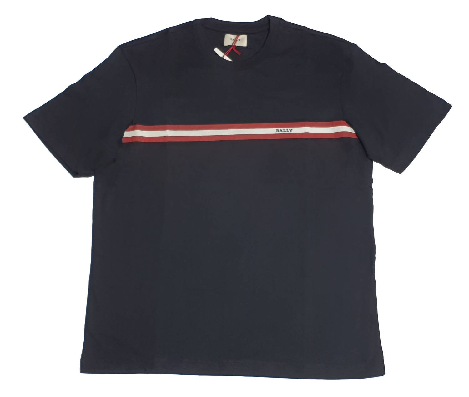 Bally - Men's Striped Logo T-shirt
