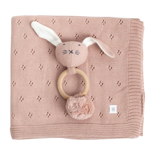 Zestt Organics - Baby Knit Blanket & Toy