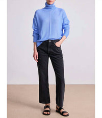 Apiece Apart - Cashmere Silk Blend Softest Tissue Weight Turtleneck Top