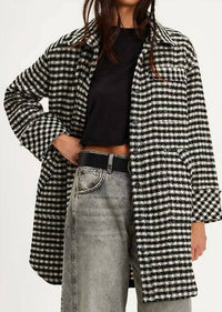 Free People - Get Around Houndstooth Shacket
