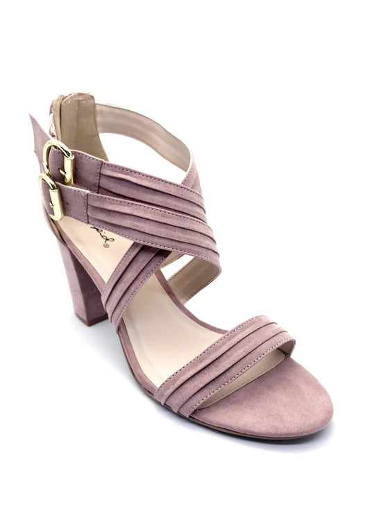 Qupid - Women's Desert Suede Strappy Sandal