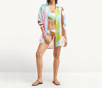 Vitamin A - Playa Linen Boyfriend Shirt