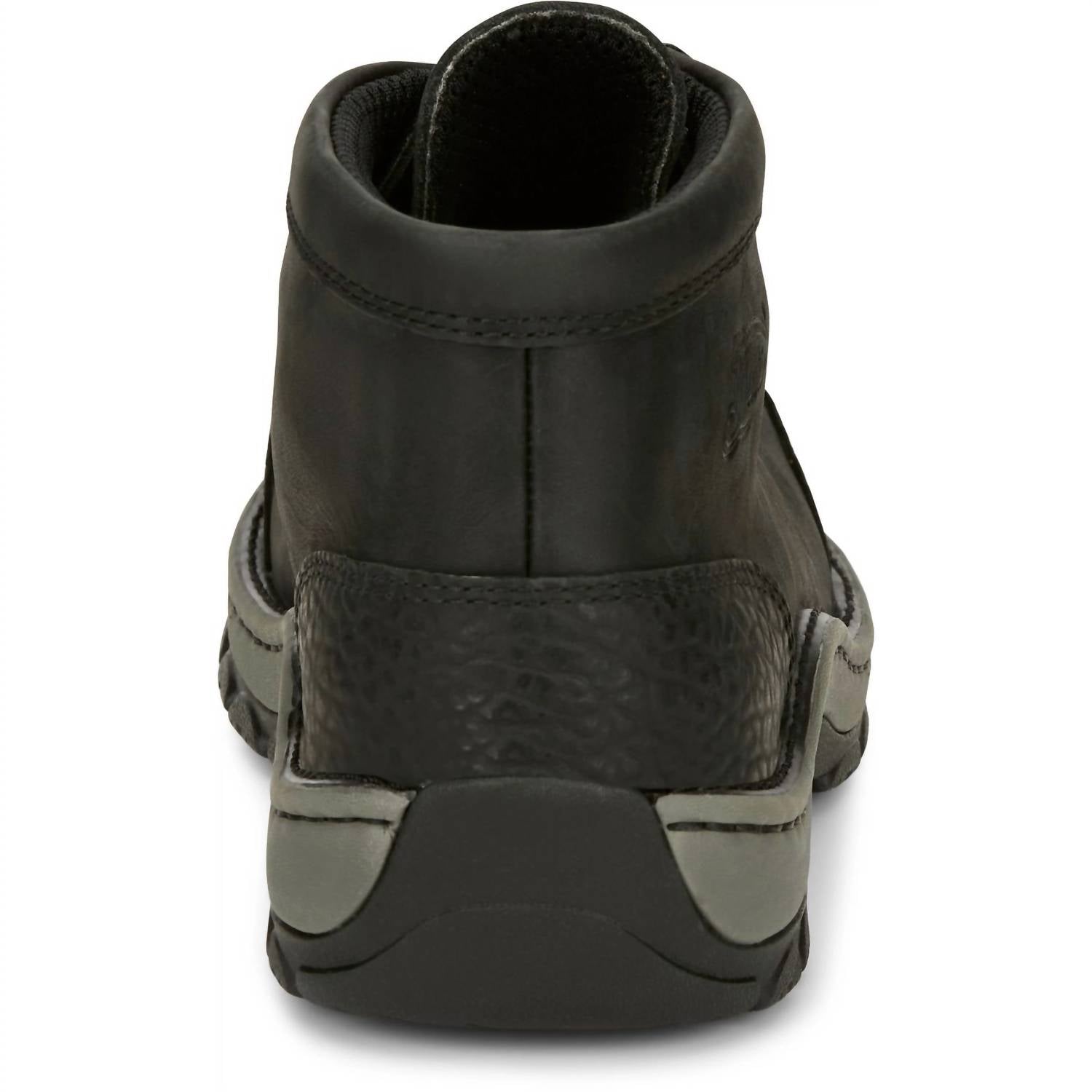 Justin - Men's Crafton Coal Cowhide 4" Moc Boot