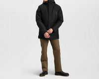 OUTDOOR RESEARCH Men's Stormcraft Down Parka Jacket in black - men's jacket
