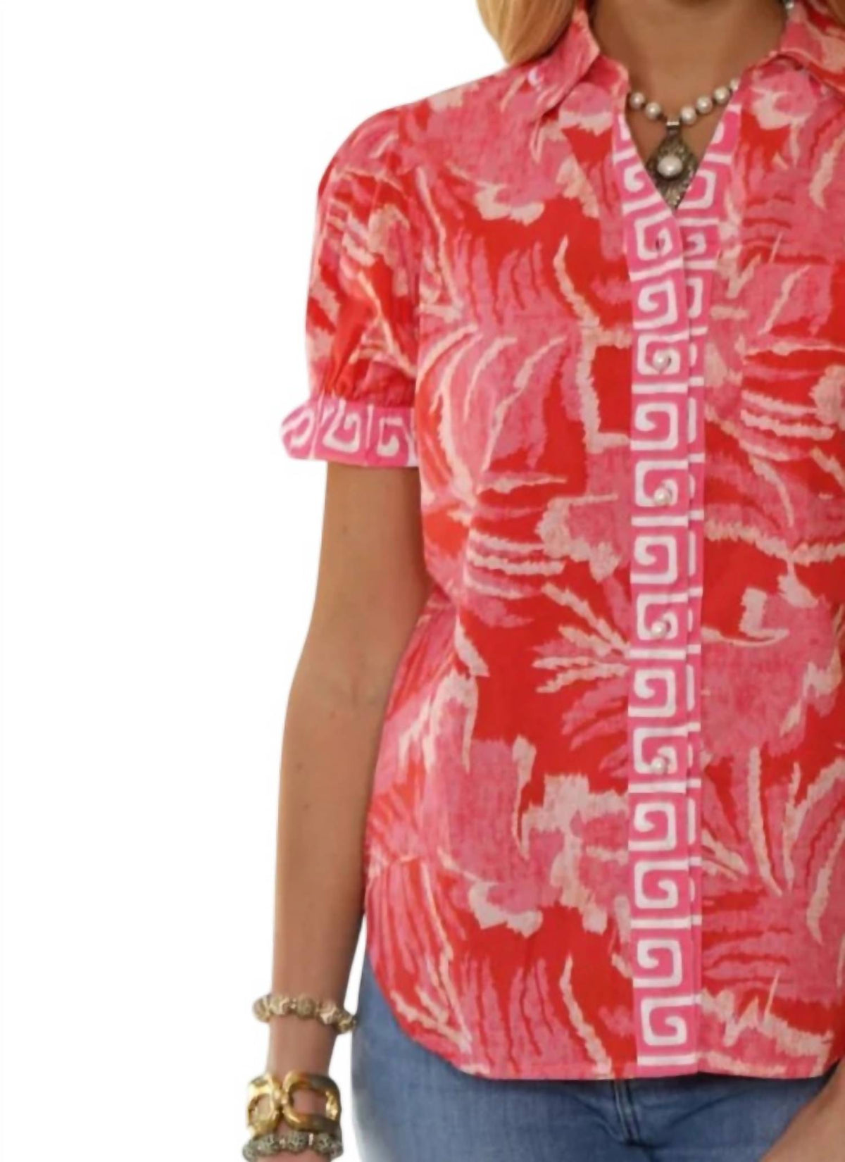 Just Darviny - Dar Button Front Shirt