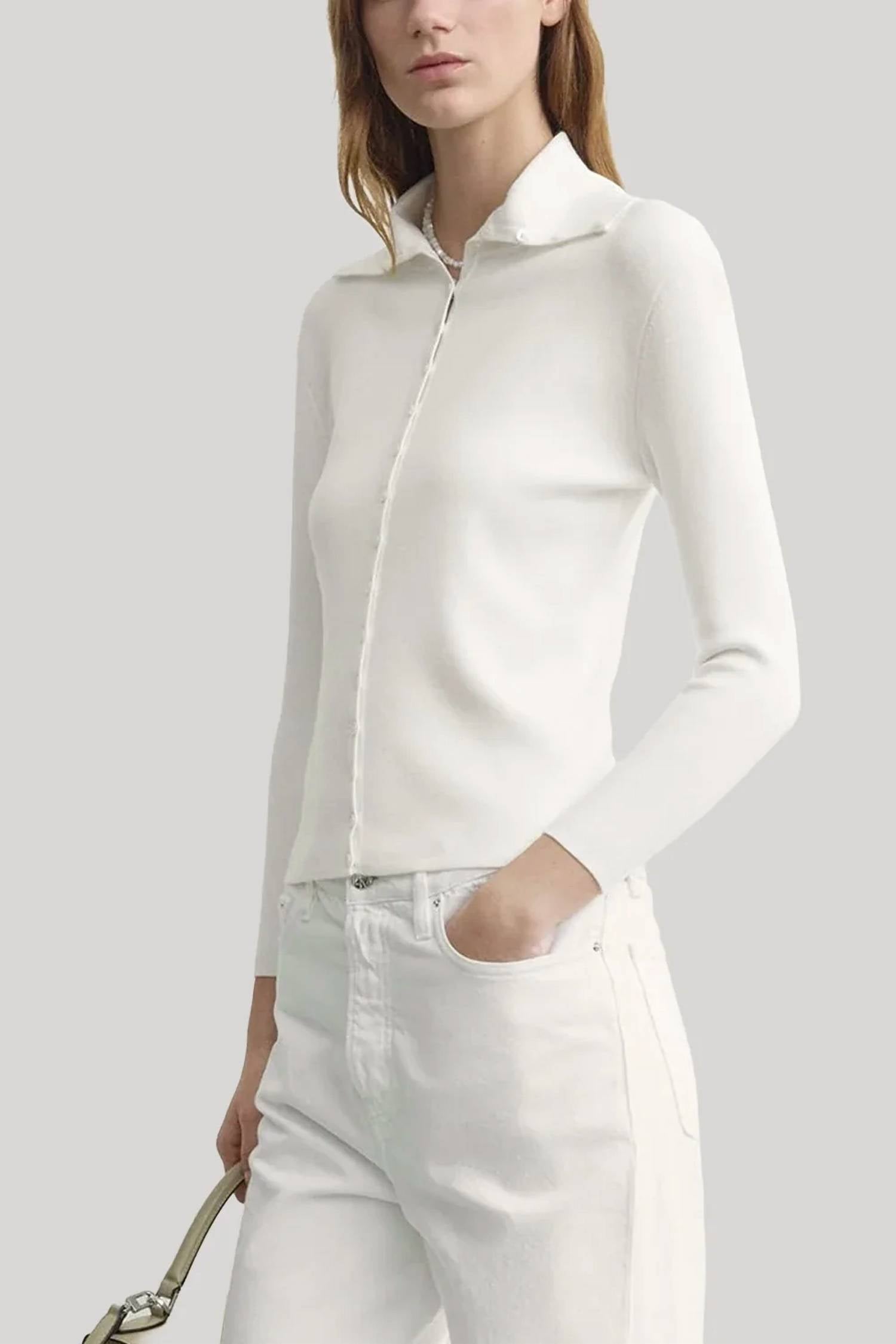 Toteme - Fitted Polo Cardigan