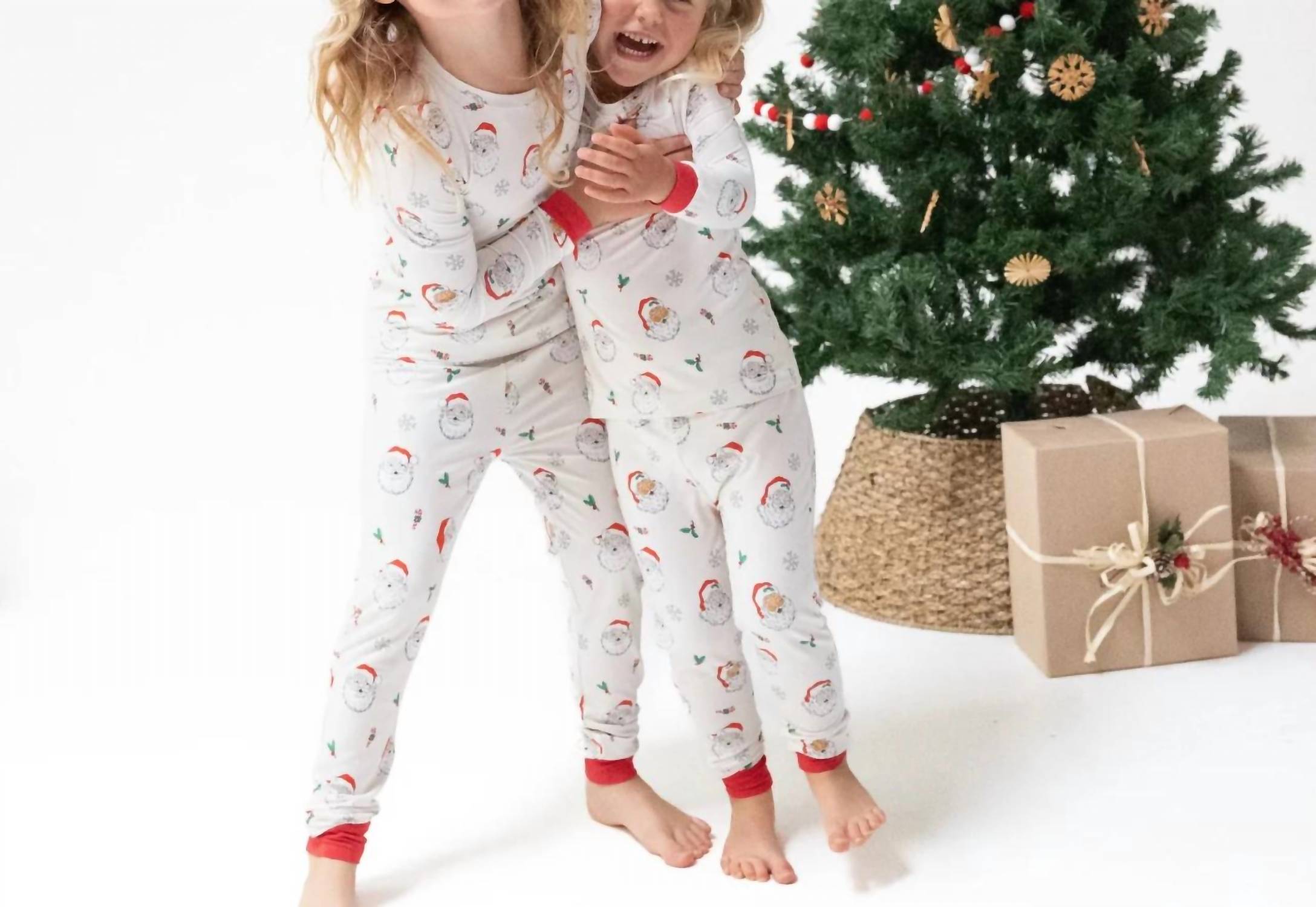 Angel Dear - Kids' Vintage Santa’s Pajama Set