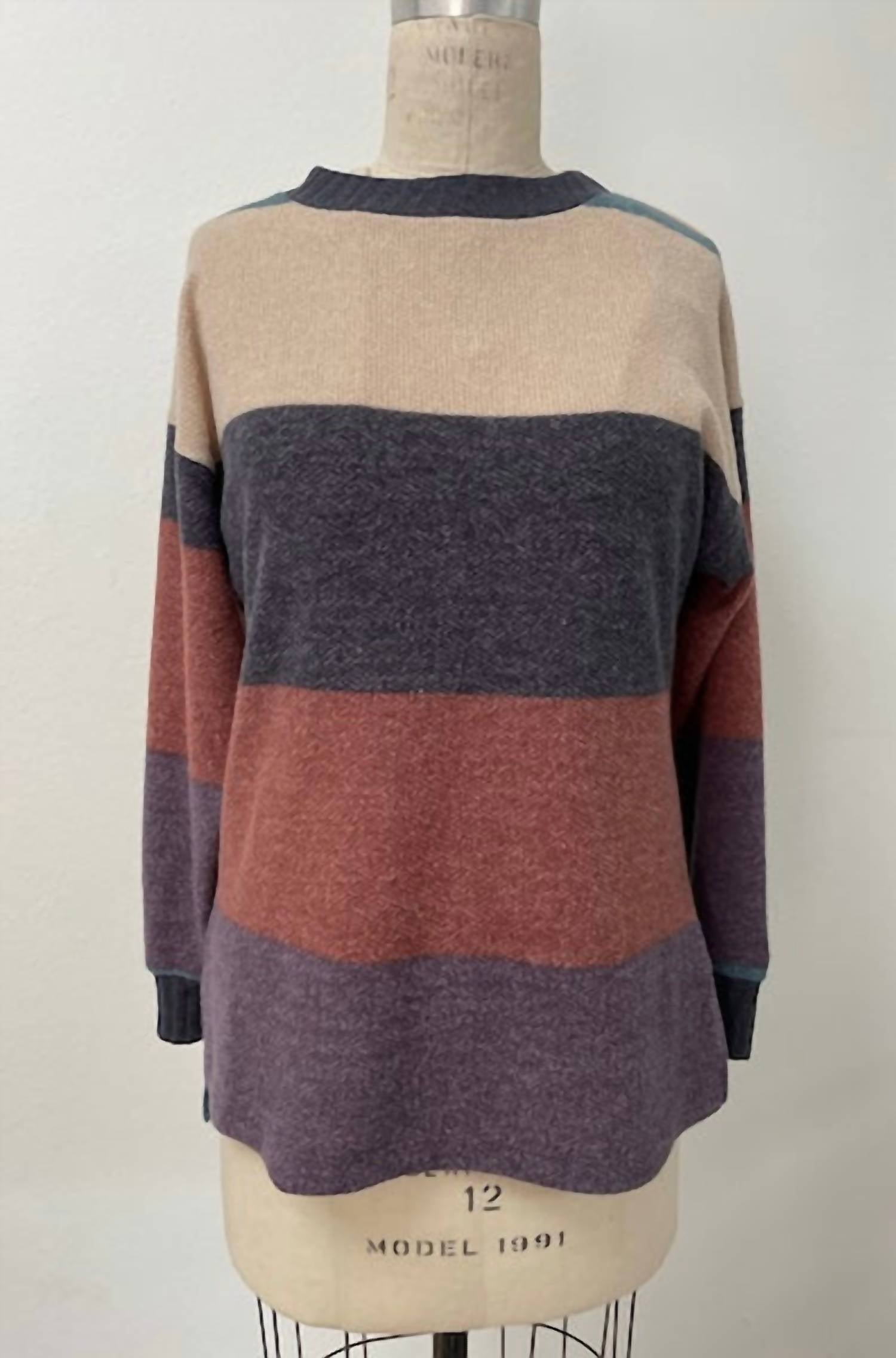 Papillon - Women's Color Blocked Sweater