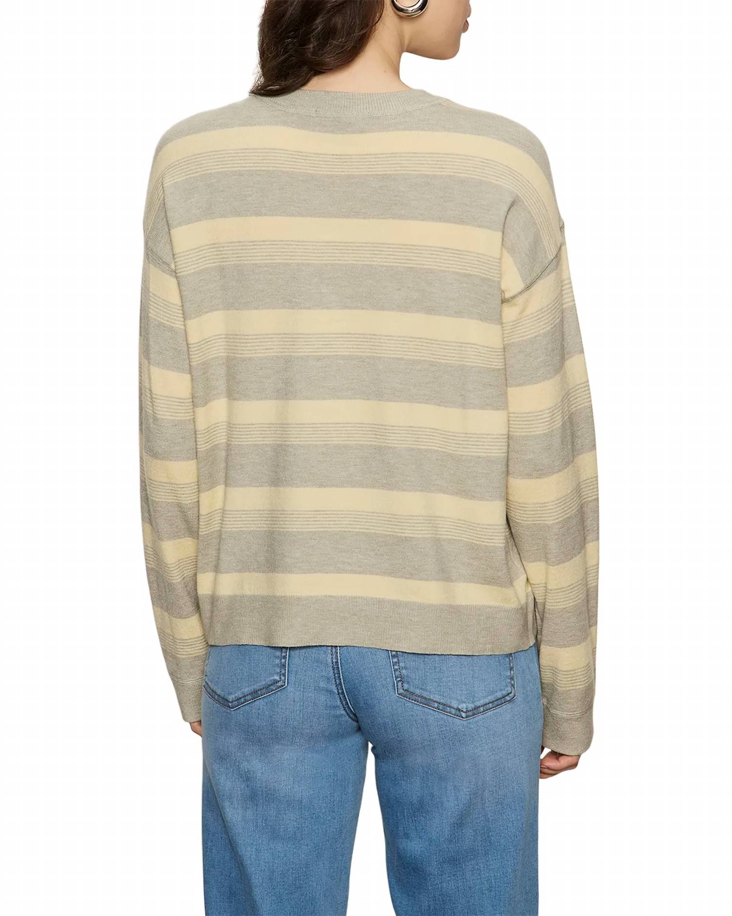 Sanctuary - 24/7 Striped Popover Sweater