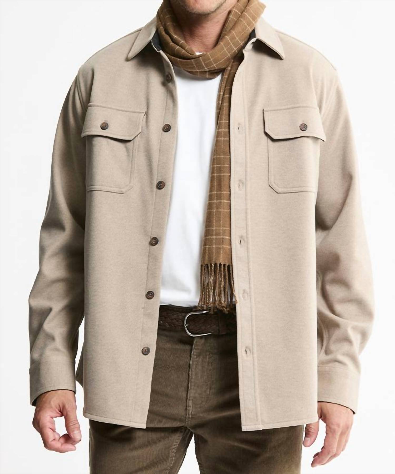 Jachs New York - Brushed Twill Overshirt