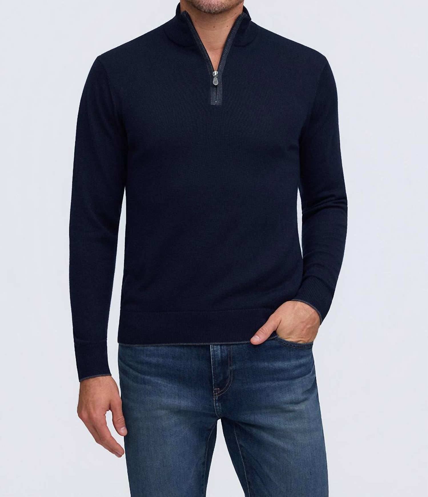 Raffi - Palmer Mock Zip Sweater