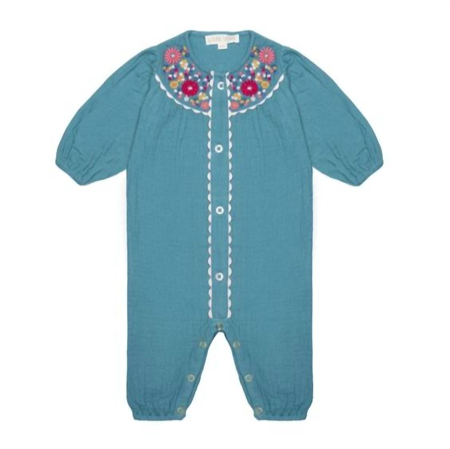 Louise Misha - Kid's Liliane Embroidered Jumpsuit