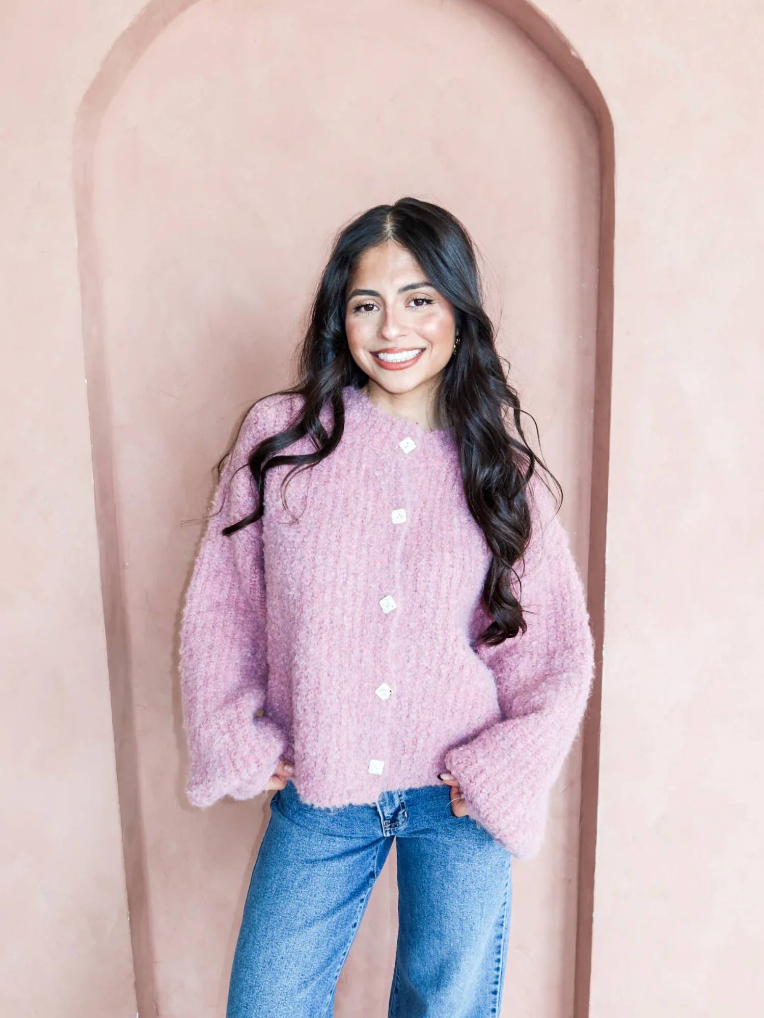 Sofie The Label - Rose Blush Cardigan