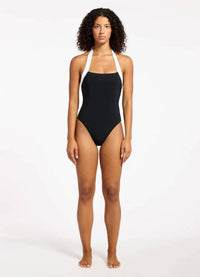 Jets By Jessika Allen - Halter One Piece Swimsuit