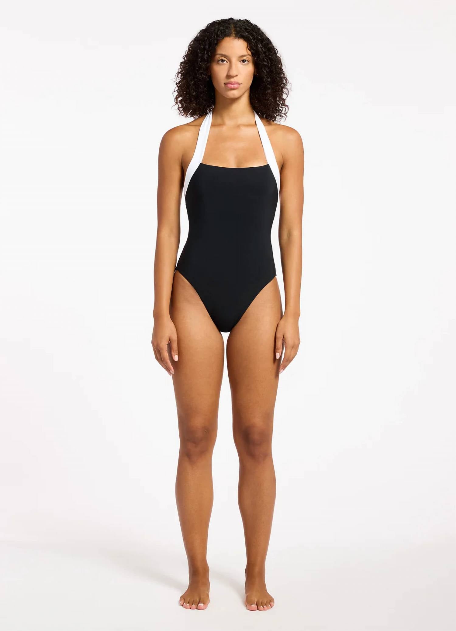 Jets By Jessika Allen - Halter One Piece Swimsuit
