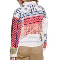 Multiples - Embroidered Shirt Jacket