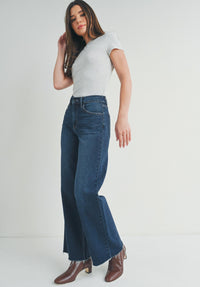 Just Black Denim - Full Length Wide Leg Jeans