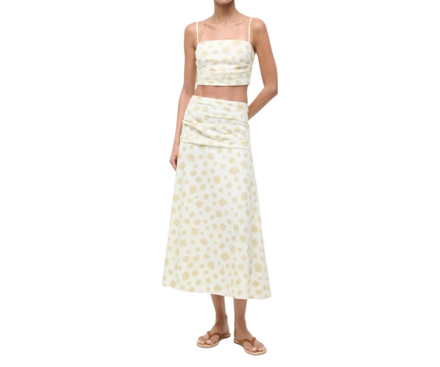 Staud - Lorenzo Sleeveless Cropped Top