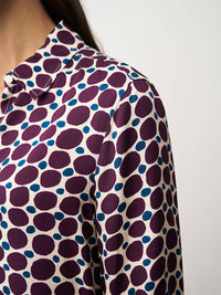 0039 Italy Sia Blouse in multi - women's blouse - alternate view