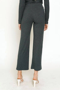 Mystree - High Waist Rib Pants