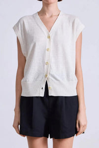 Apiece Apart - Fine Weight Cropped Vest