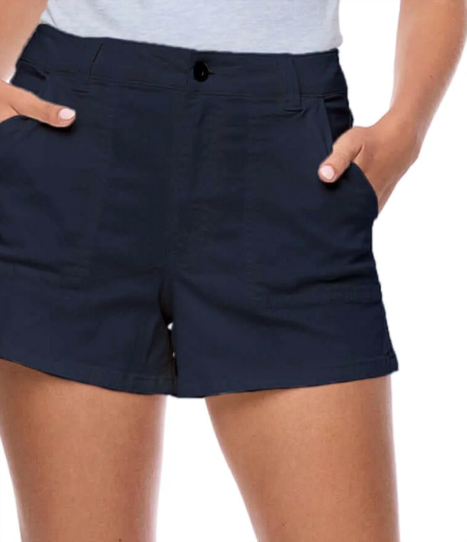 Flags & Anthem Pixley Short in navy - women's shorts - detail view