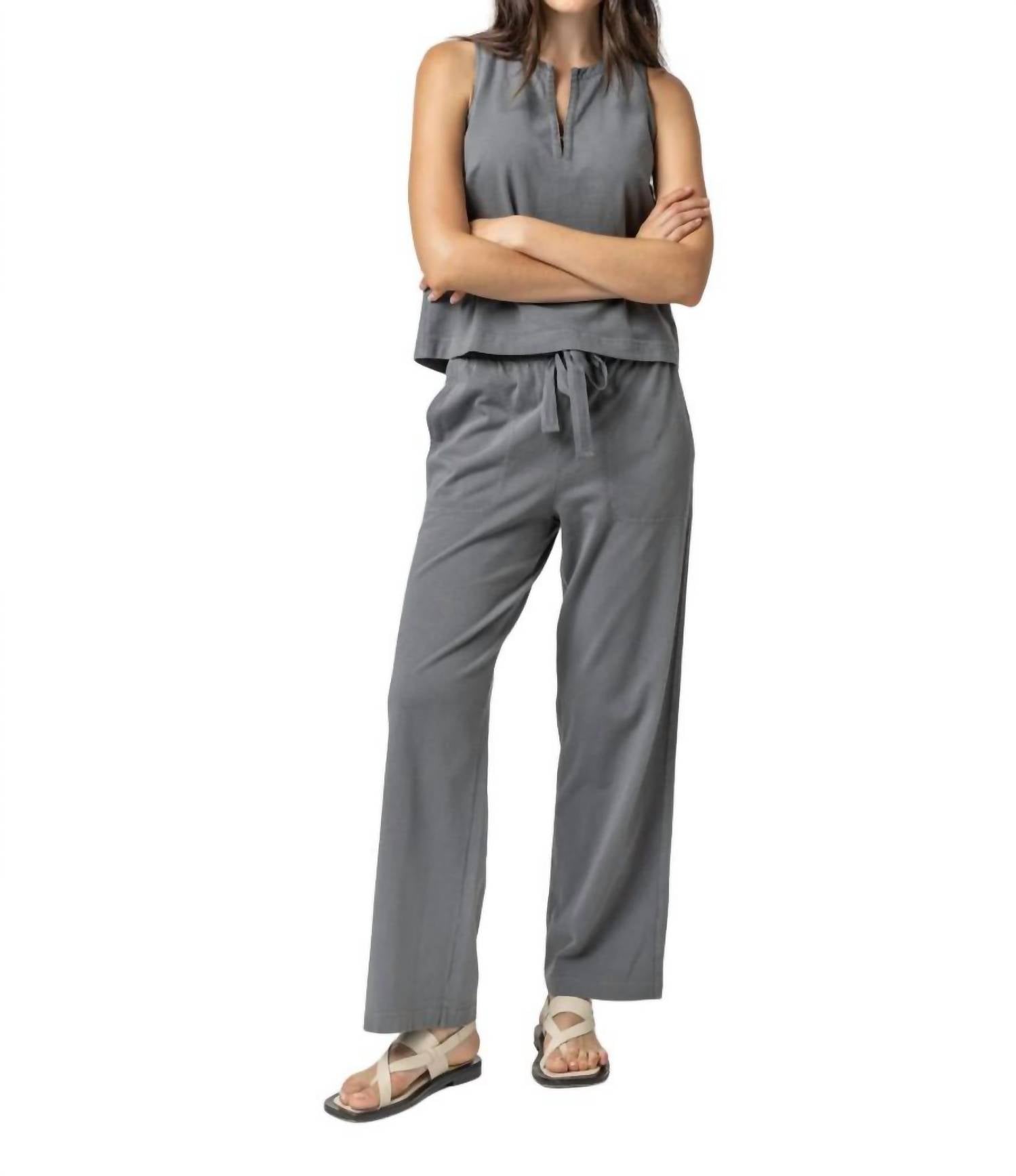 Lilla P - Drawstring Waist Pant